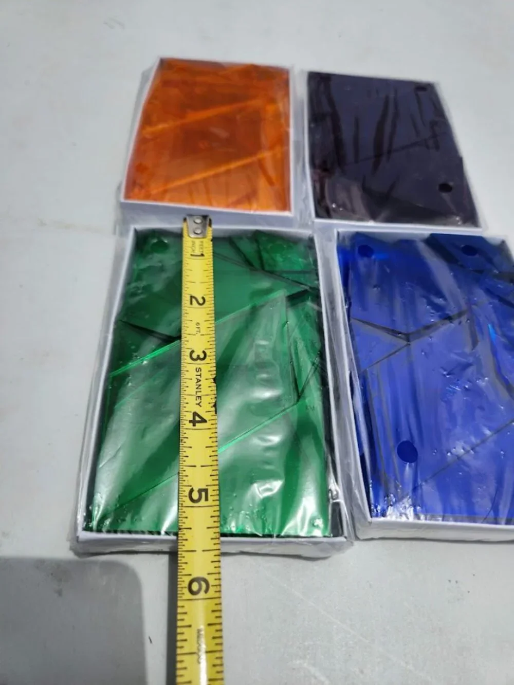 New Cuisenaire Translucent Math Shapes Set Plastic Colored Learning Educational